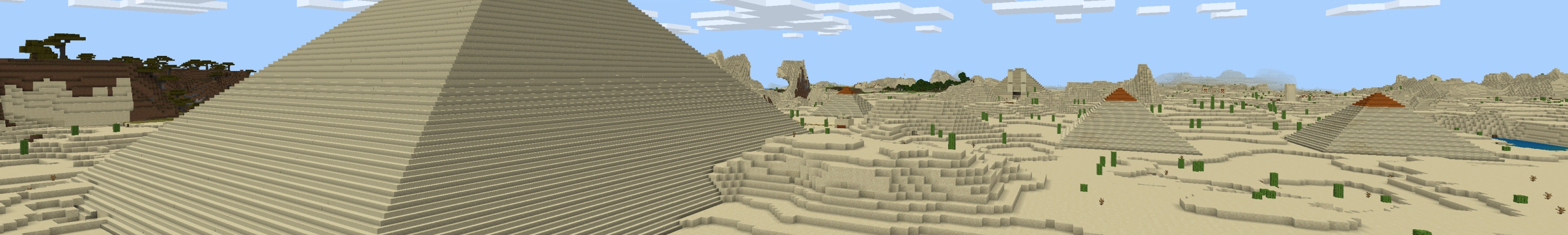 Desert Pyramids Panorama