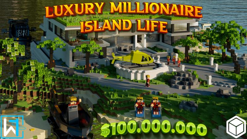 Luxury Millionaire Island Life Key Art