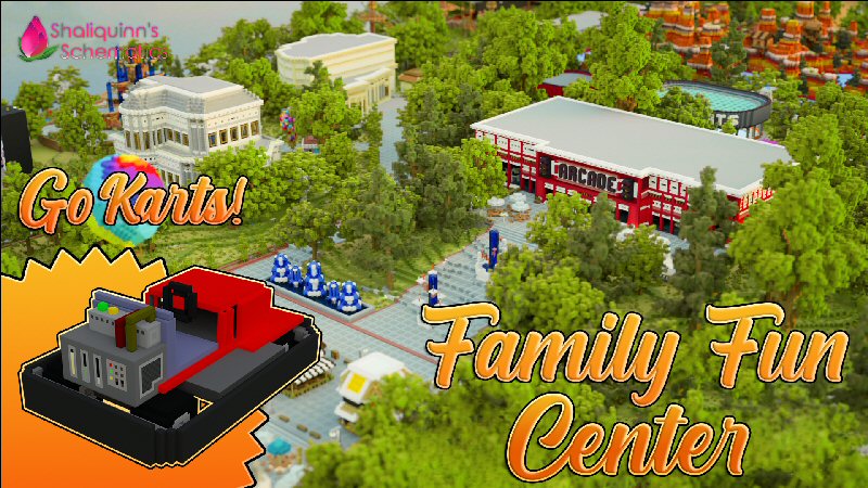 Family Fun Center on the Minecraft Marketplace by Shaliquinn's Schematics Family Fun Center on the Minecraft Marketplace by Shaliquinn's Schematics