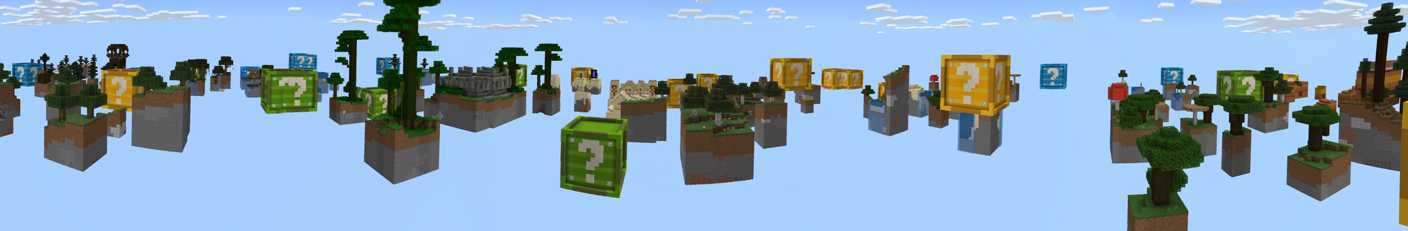 Lucky Block Skyblock Panorama