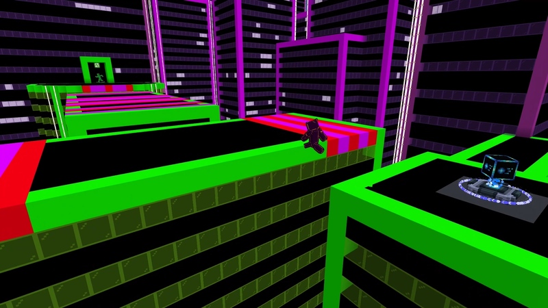 Neon City Parkour Screenshot #4