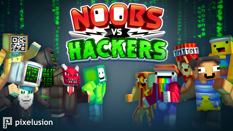 Noobs vs Hackers by Pixelusion - Minecraft Marketplace | MinecraftPal