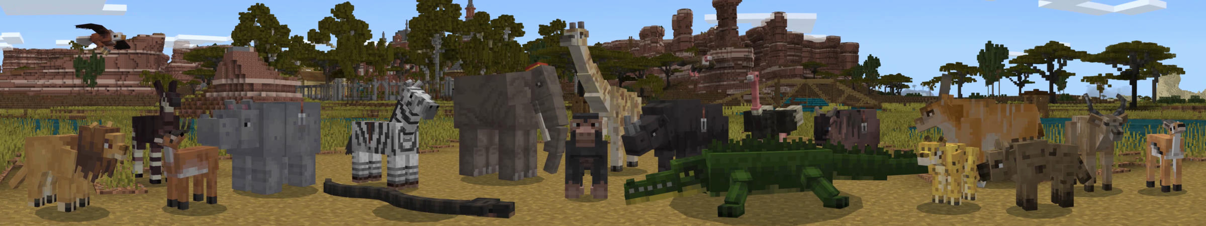 Safari Animals in Minecraft Marketplace | Minecraft