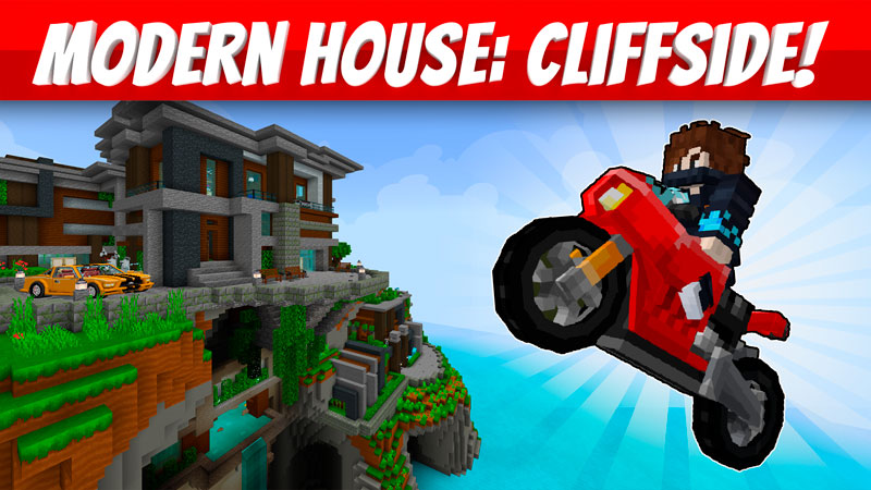 Modern House: Cliffside! Key Art