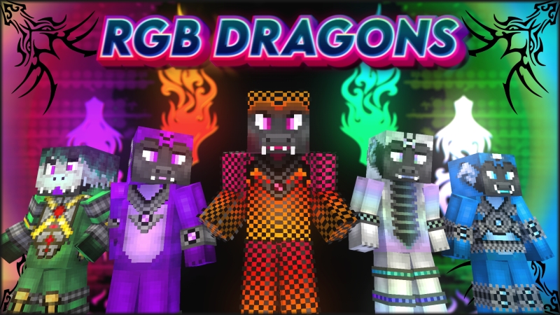 RGB Dragons HD Skin Pack Key Art