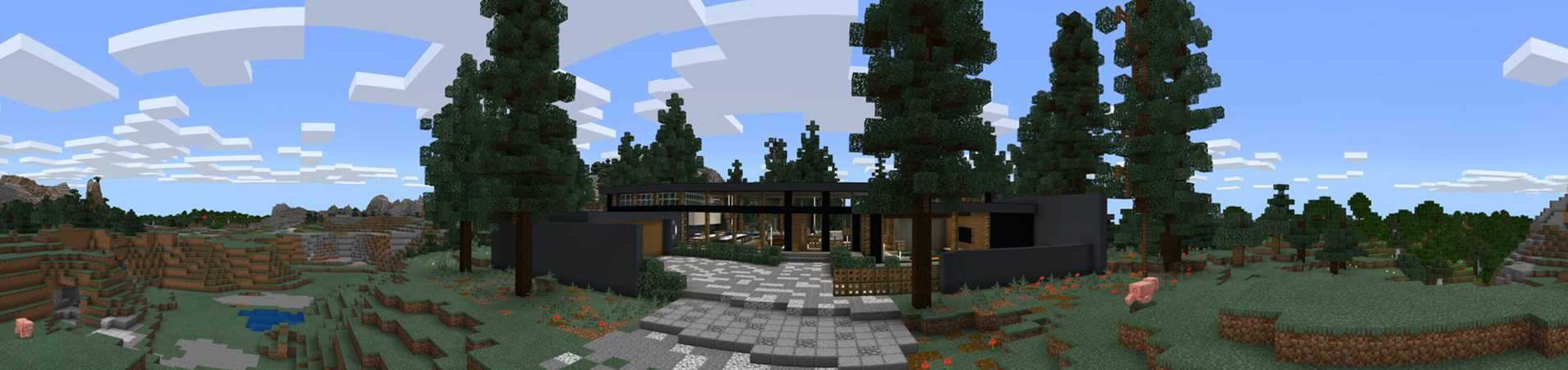 Millionaire Modern Mansion! Panorama