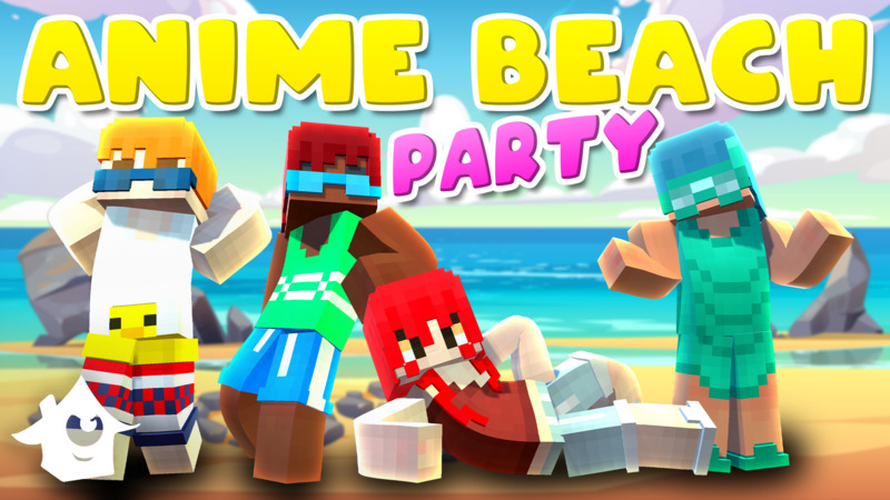 Anime Beach Party Key Art