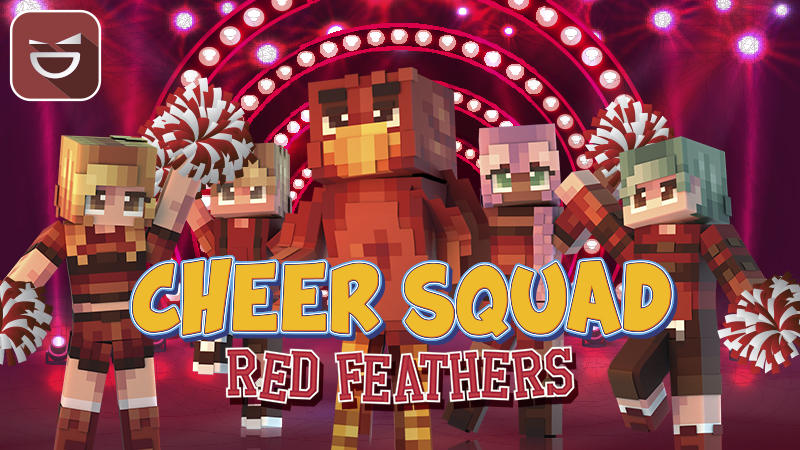 Cheer Squad Red Feathers Key Art