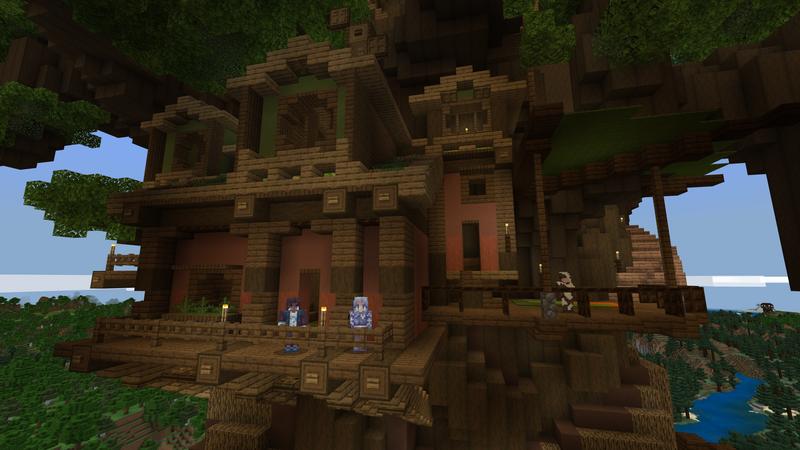 Giant Tree House By Cubed Creations Minecraft Marketplace Map Minecraft Marketplace Via