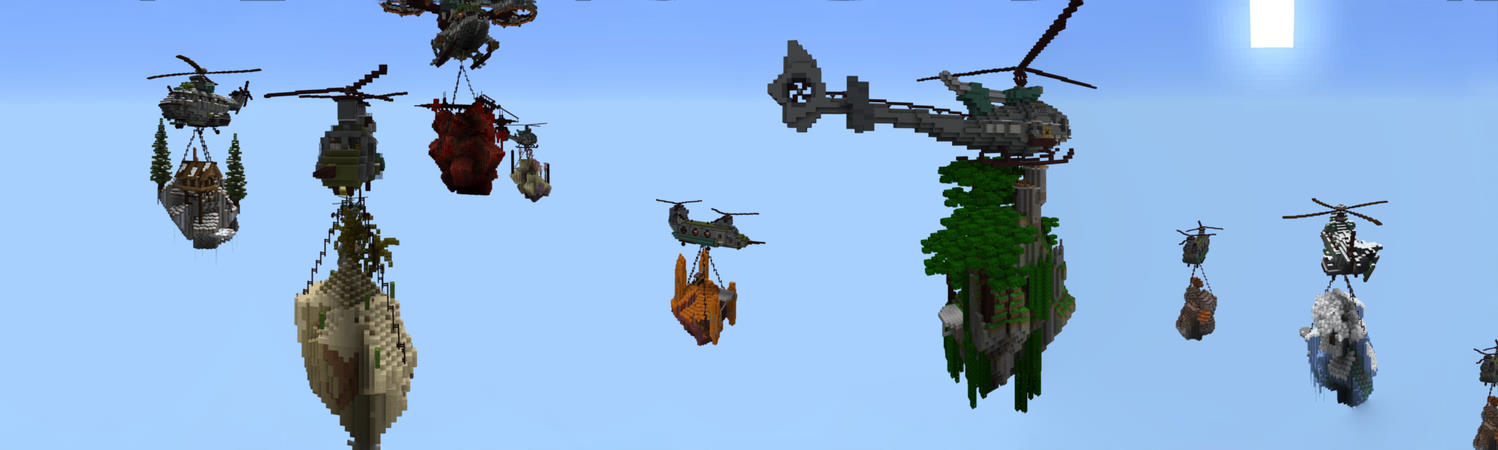 Military Skyblock Panorama