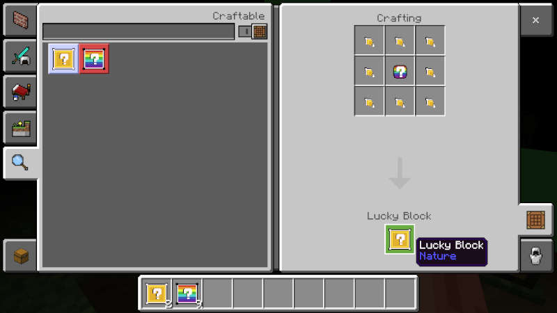 Craftable Lucky Block Story by Jigarbov Productions