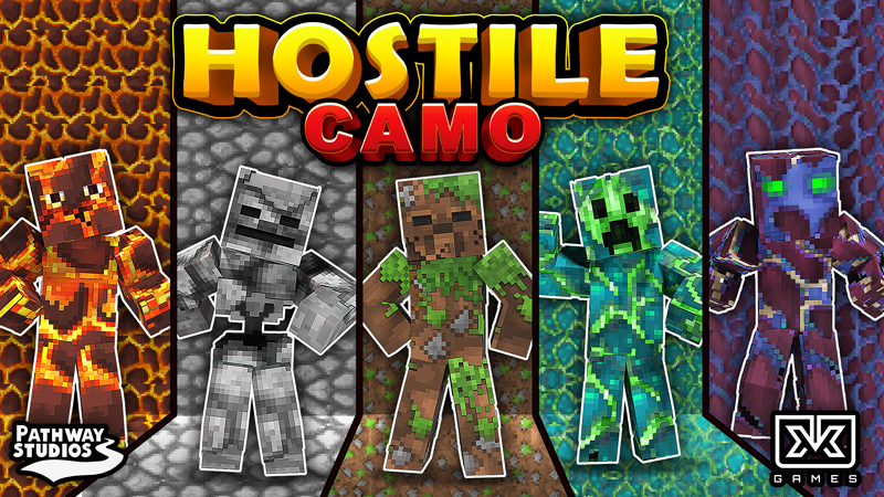 Hostile Camo by Pathway Studios - Minecraft Marketplace | MinecraftPal