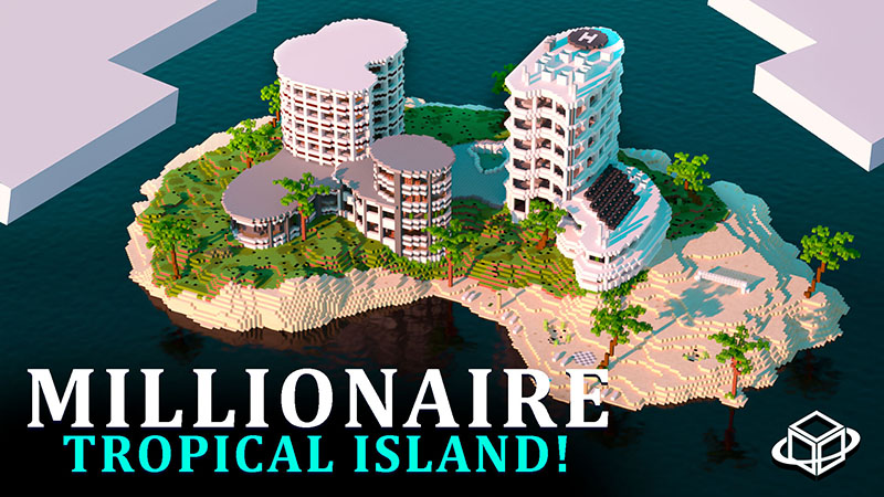 Millionaire Tropical Island! Key Art