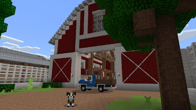 minecraft barn farm