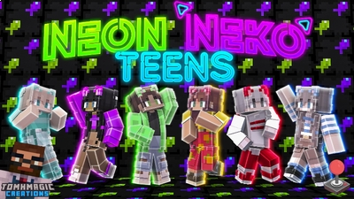 Neon Neko Teens on the Minecraft Marketplace by Tomhmagic Creations Neon Neko Teens on the Minecraft Marketplace by Tomhmagic Creations