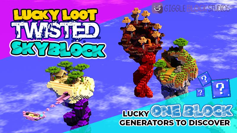 Lucky Loot Twisted Skyblock Key Art