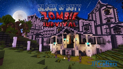 Block of Duty Zombie Survival on the Minecraft Marketplace by JFCrafters Block of Duty Zombie Survival on the Minecraft Marketplace by JFCrafters
