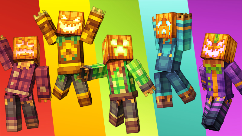 Rainbow Scarecrows In Minecraft Marketplace Minecraft