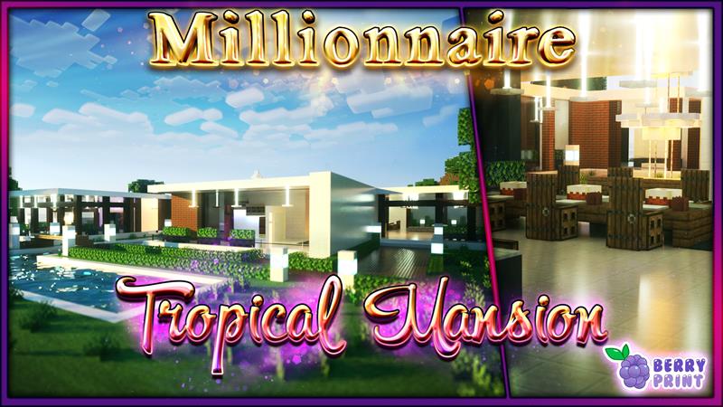 Millionaire Tropical Mansion Key Art