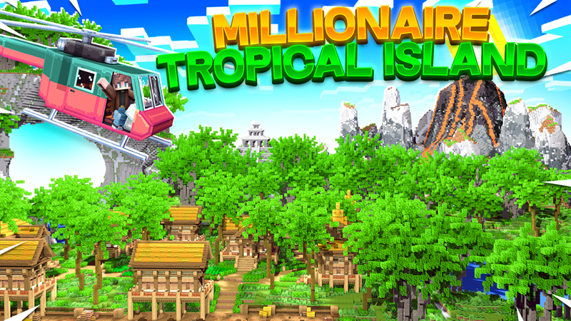 Millionaire Tropical Island Key Art