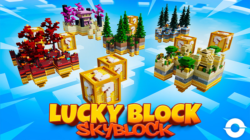 Lucky Block Skyblock Key Art