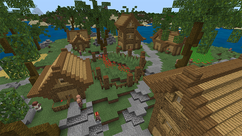 Noob Vs Pro Town In Minecraft Marketplace Minecraft