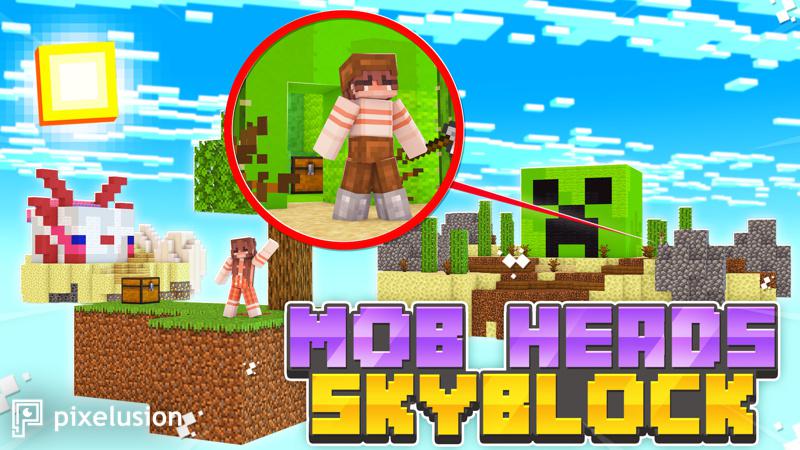 Mob Heads Skyblock Key Art