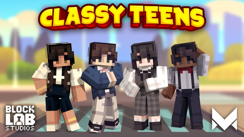 Classy Teens on the Minecraft Marketplace by BLOCKLAB Studios Classy Teens on the Minecraft Marketplace by BLOCKLAB Studios