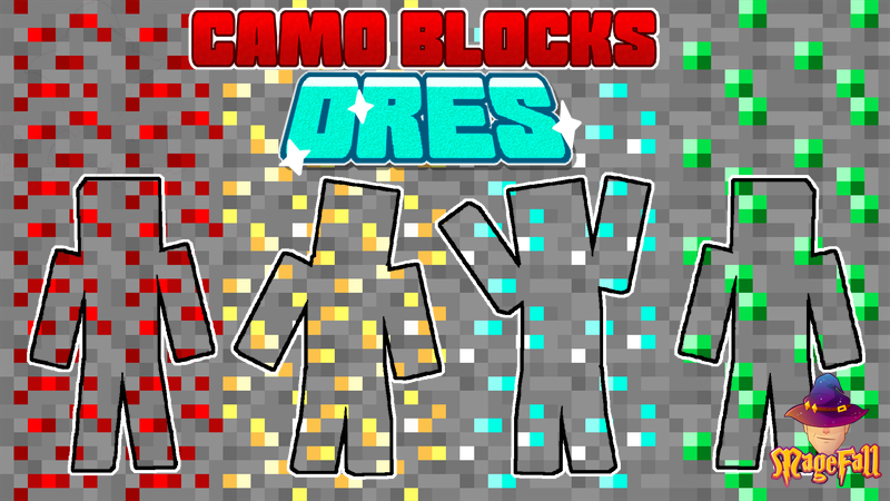 Camo Blocks: Ores Key Art