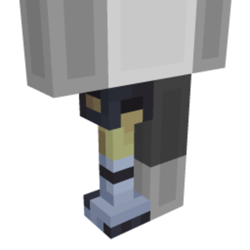 Prosthetic Leg by Minecraft Minecraft Marketplace (via