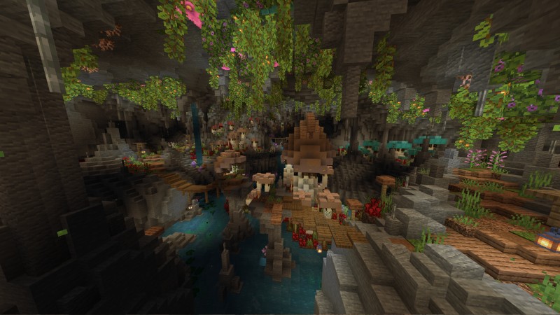 Cabin Cave Base by Hourglass Studios (Minecraft Marketplace Map ...