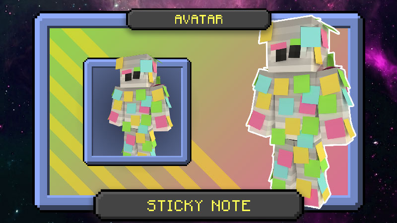 Sticky Note Avatar Key Art