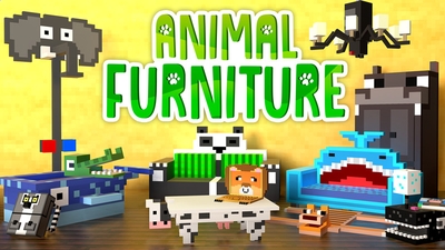 Animal Furniture on the Minecraft Marketplace by House of How Animal Furniture on the Minecraft Marketplace by House of How