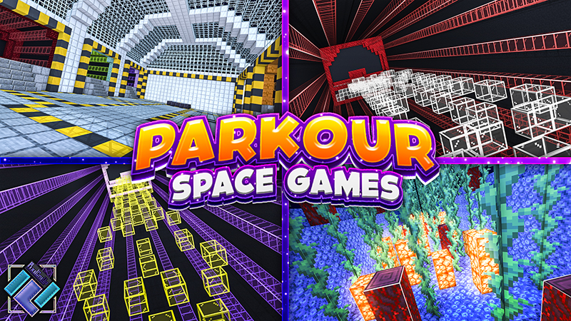 Parkour Space Games Key Art