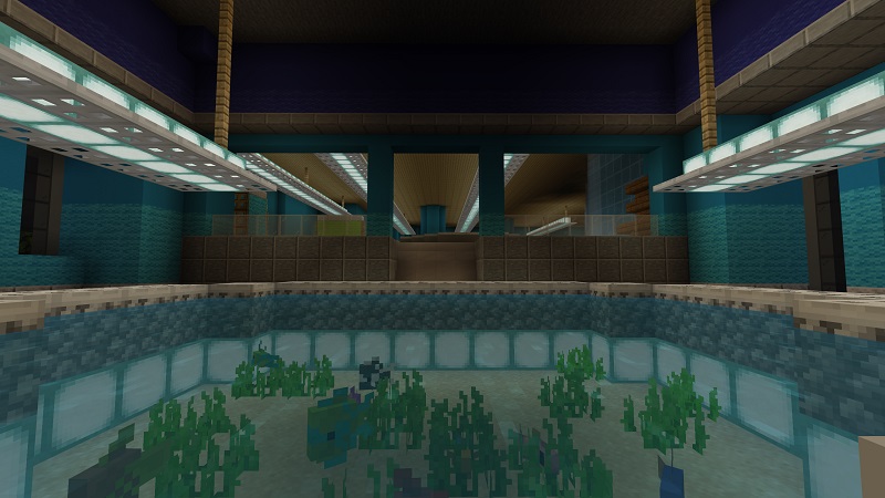 roof Interest silence Visit the Aquarium in Minecraft Marketplace | Minecraft
