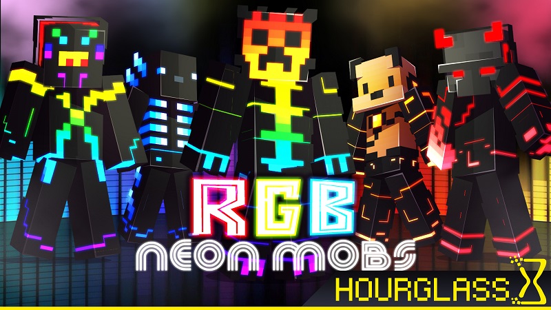 RGB Neon Mobs Key Art