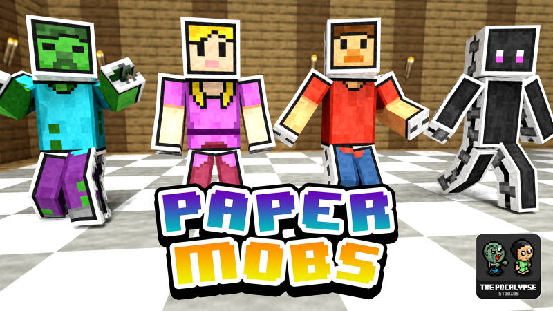 Paper Mobs In Minecraft Marketplace Minecraft