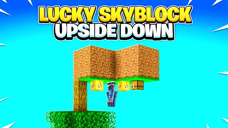 Lucky Skyblock Upside Down Key Art