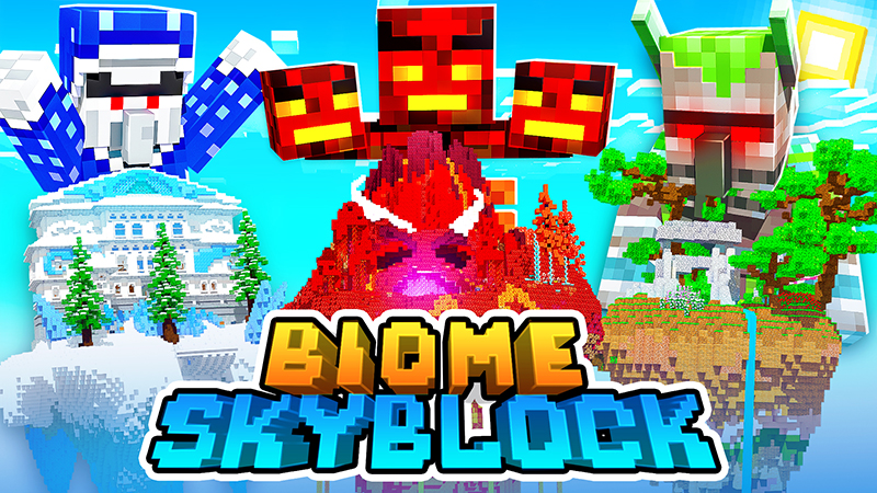 Biome Skyblock Key Art