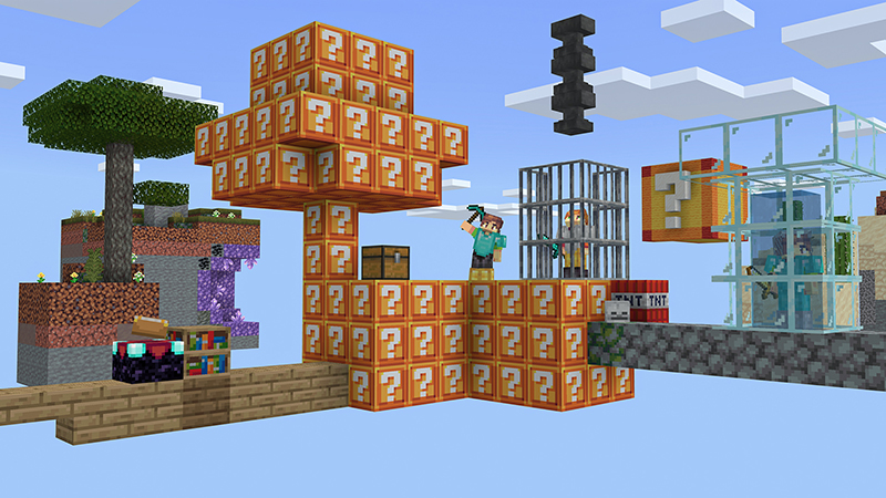 Skyblock Lucky Block In Minecraft Marketplace Minecraft