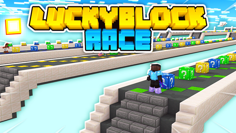 Luckyblock Race Key Art