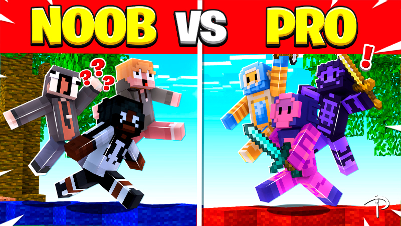 NOOB vs OP PROS Key Art