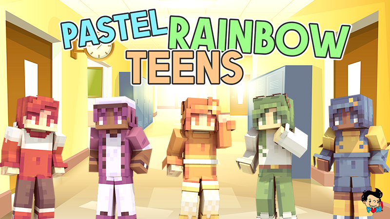 Pastel Rainbow Teens Key Art