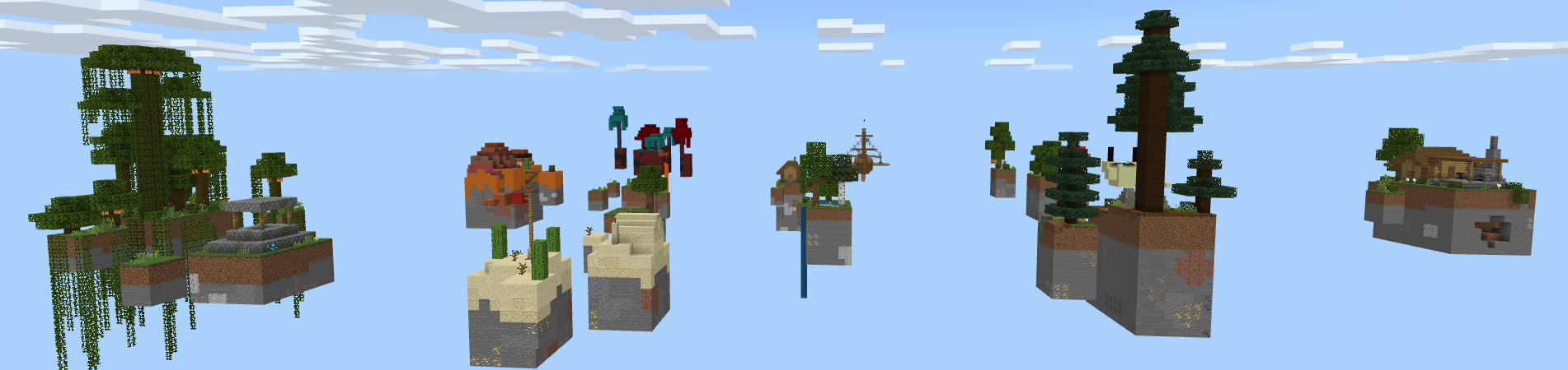 Skyblock Chunks Panorama