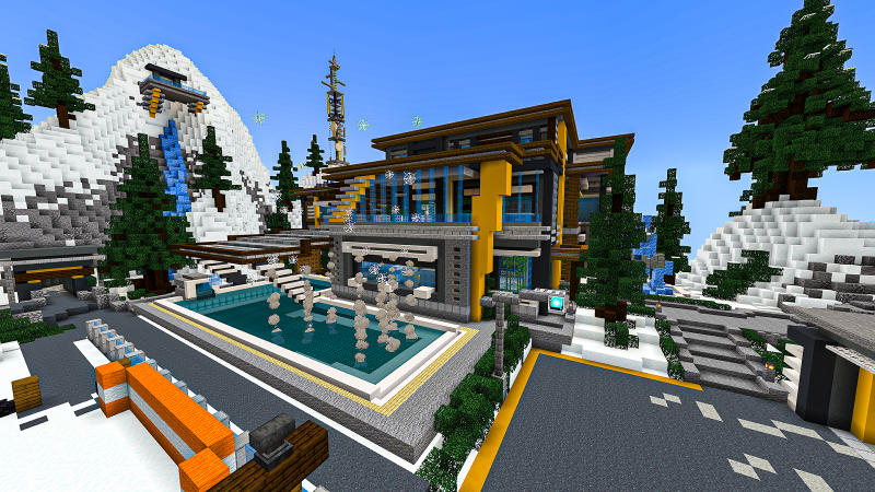 Winter Billionaire Mansion Screenshot #4