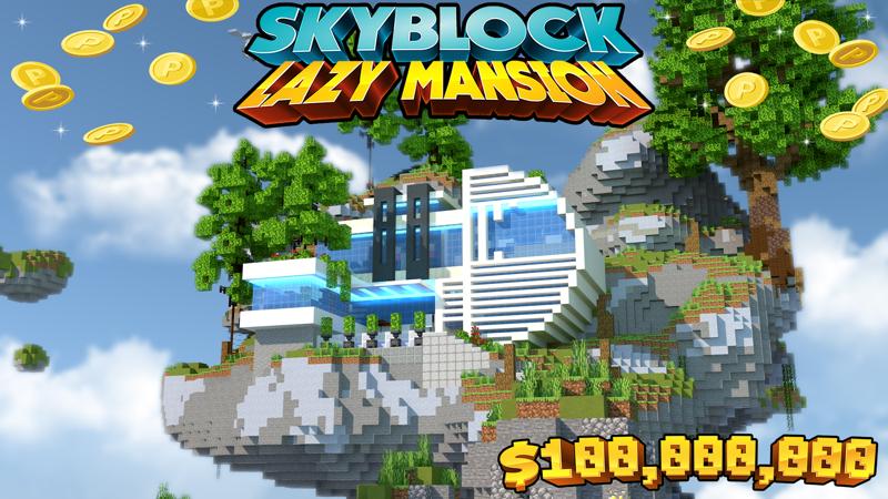 Skyblock Lazy Mansion Key Art