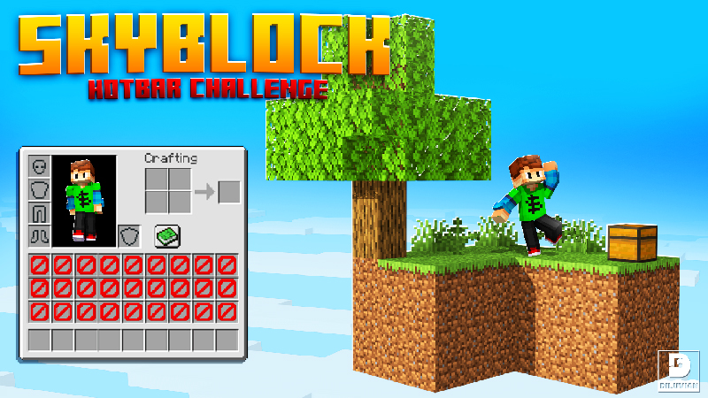 SkyBlock HotBar Challenge Key Art