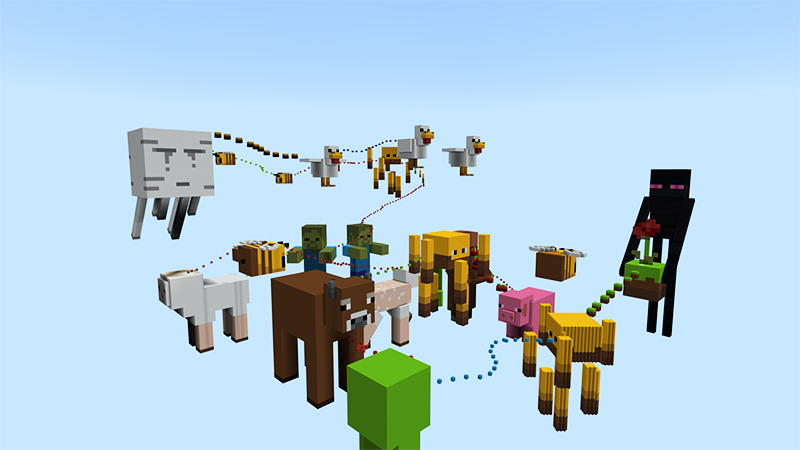 Giant Parkour Mobs by Gearblocks