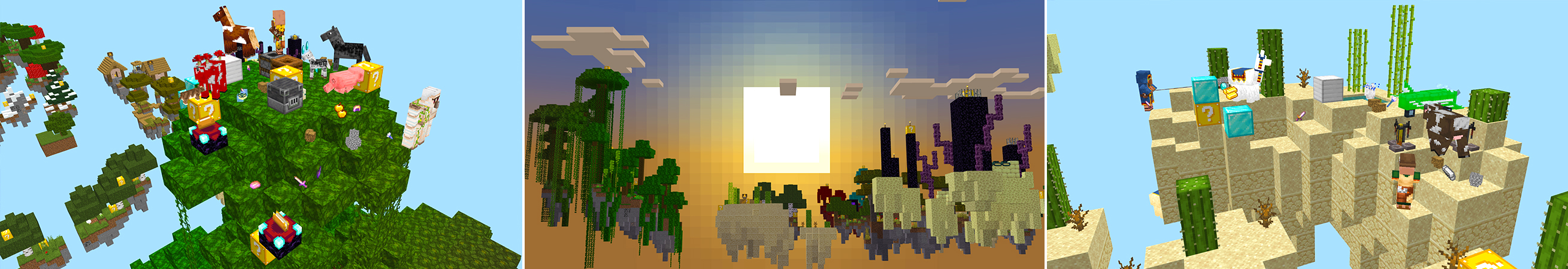 Skyblock Lucky Blocks Panorama