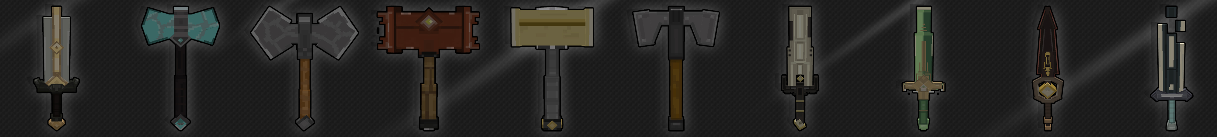 Legendary Weapons Skyblock Panorama